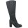 Banned Retro Vintage High Boots - Roscoe Black