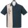 Abbigliamento Steady Vintage Bowling Shirt - Mai Tai Mirage Turchese S