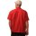 Steady Clothing Vintage Bowling Shirt - Leopard Panel Red