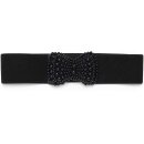 Banned Stretch Belt - Pearl Black