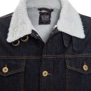 King Kerosin Denim Winter Jacket - Dip & Dry S