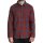 Sullen Clothing Flanellhemd - Checks Rot-Grau XL