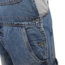 Salopette di jeans Rockabilly - Meccanico azzurro 3XL