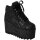 Zapatos de plataforma de Killstar - Zapatillas de plataforma de Malice Glitter