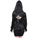 Killstar Velvet Hooded Dress - Galatea XL