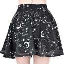 Mini-jupe en mousseline imprimée étoiles Killstar - Voie lactée