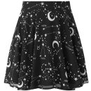 Minifalda de gasa con estampado de estrellas asesinas - Vía Láctea XS