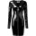 Killstar Patent Leather Bodycon Dress - Underworld XS