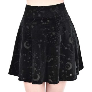 Minifalda de terciopelo Killstar - Cordelia XXL
