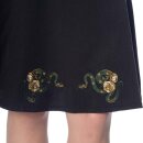 Banned Retro Circle Skirt - Serpent Flare