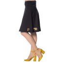 Banned Retro Circle Skirt - Serpent Flare XS