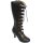 Banned Retro Boots - Snake Lace-Ups 36