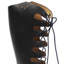 Banned Retro Boots - Snake Lace-Ups 37