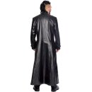 Black Pistol Faux Leather Coat - Closure Coat Sky M