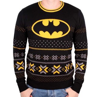 Maglione a maglia Batman - Brutto maglione di Natale