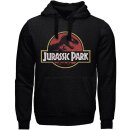 Suéter con capucha de Jurassic Park - Logotipo clásico negro