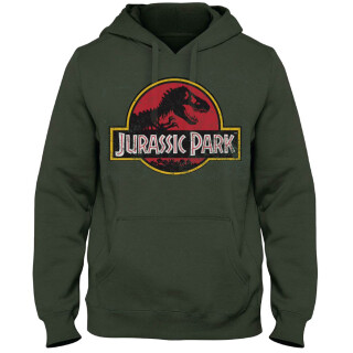 Jurassic Park Hoodie - Classic Logo Olive XXL