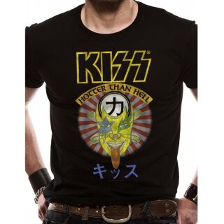 T-shirt Kiss - Plus chaud que lenfer S