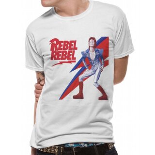 David Bowie T-Shirt - Rebel Rebel Pose XXL