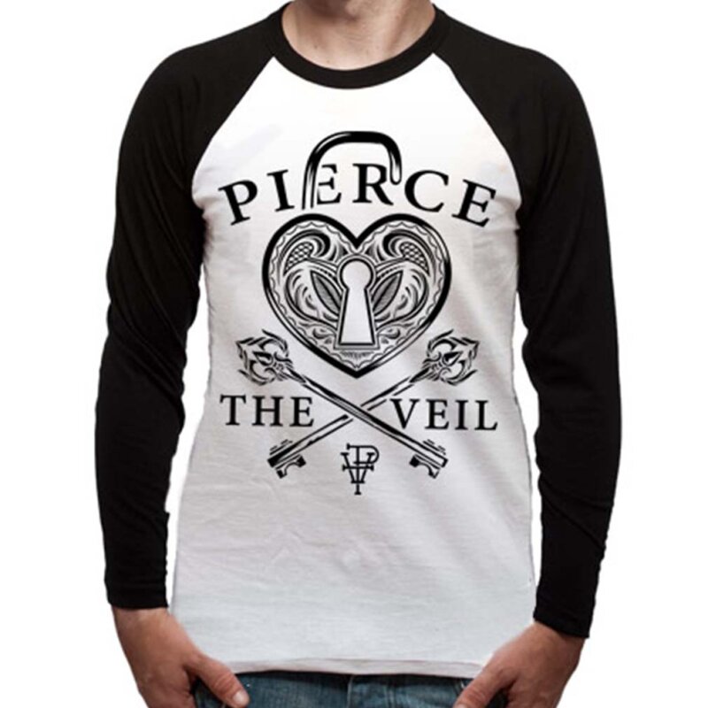 Pierce The Veil Langarm Raglan T-Shirt - Heartlock M