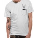 T-shirt Looney Tunes - Bugs Pocket