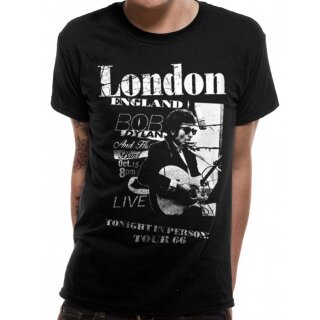Maglietta Bob Dylan - Live In London L