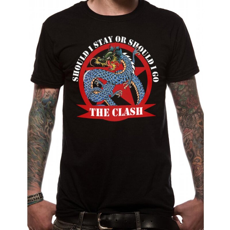 The Clash T-Shirt - Should I Stay Dragon