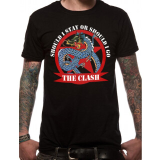 The Clash T-Shirt - Should I Stay Dragon S