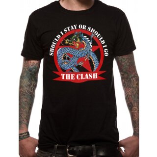 The Clash T-Shirt - Should I Stay Dragon M