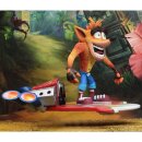 Crash Bandicoot Action Figure - Deluxe Crash with Jet Board
