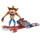 Figurine Crash Bandicoot - Deluxe Crash avec Jet Board