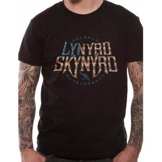 Maglietta Lynyrd Skynyrd - Stelle e strisce S