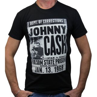 Camiseta de Johnny Cash - Dpto. de Correccionales