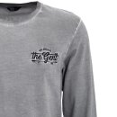 King Kerosin Langarm T-Shirt - The Gent Grau 3XL