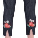 Queen Kerosin Capri Jeans Trousers - Wild & Free 30