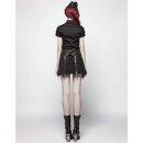 Punk Rave Denim Mini Skirt - Gothic Militia L