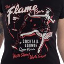 Queen Kerosin T-Shirt - Flame Bar Black