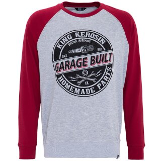 King Kerosin Raglan Sweatshirt - Garage Built S