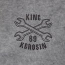 King Kerosin Langarm T-Shirt - Loud & Dirty Grau 3XL