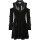 Killstar Velvet Mini Dress - Dead Silent Black 4XL
