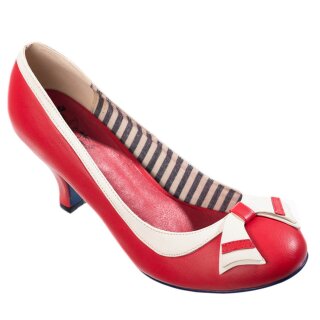 Dancing Days Pumps - Sparkle Falls Red
