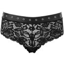 Killstar Faux Leather & Lace Panty - Dixie Doll