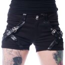 Chemical Black Pantalones cortos de mezclilla - Cara