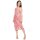 Queen Kerosin Neckholder Dress - Tropical Rosé XS