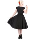 H&R London Vintage Kleid - Black Lydia 36