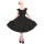 vestido vintage de H&R London - Black Lydia