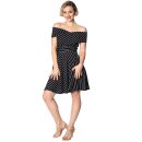 Banned Retro Mini Dress - Pier Stripe XS