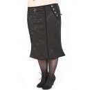 Rubiness Gothic Midi Rock - Noble Skirt Plus-Size XXL