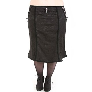Rubiness Gothic Midi Rock - Noble Skirt Plus-Size 7XL