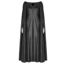 Punk Rave Maxi Dress with Cape - Nightspell XS-S